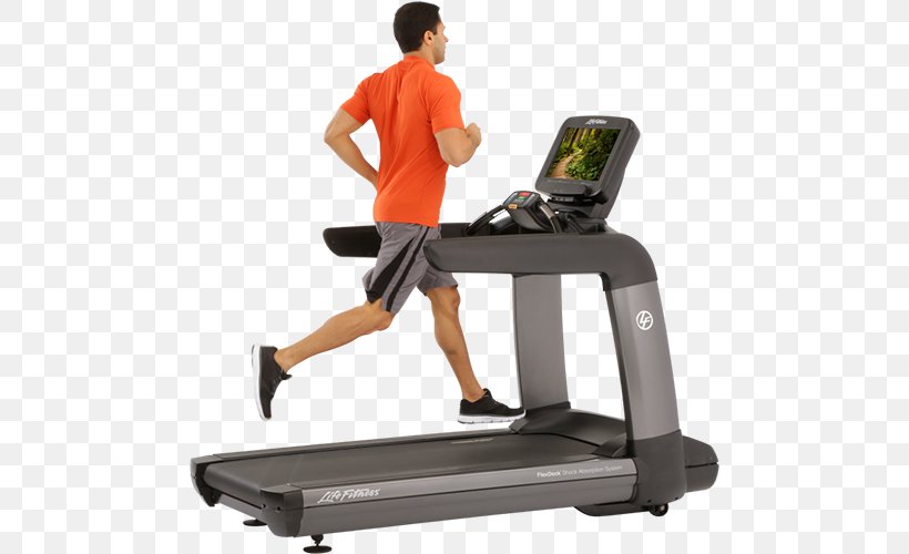 Treadmill Life Fitness Exercise Bikes Physical Fitness Elliptical Trainers, PNG, 500x500px, Treadmill, Aerobic Exercise, Elliptical Trainers, Endurance, Exercise Download Free