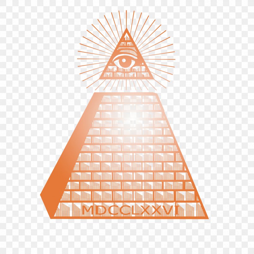 Light Eye Of Providence Pyramid, PNG, 2500x2500px, Light, Cartoon, Cone, Divine Providence, Eye Download Free