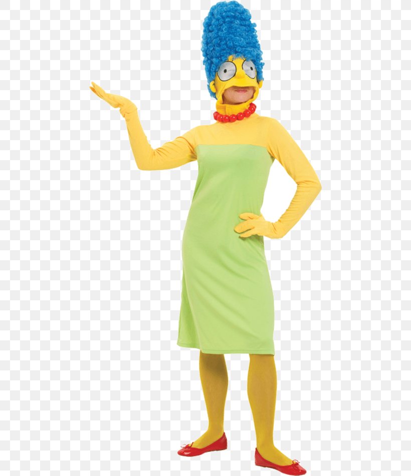 Marge Simpson Homer Simpson Bart Simpson Costume Maggie Simpson, PNG, 600x951px, Marge Simpson, Adult, Bart Simpson, Clothing, Clown Download Free