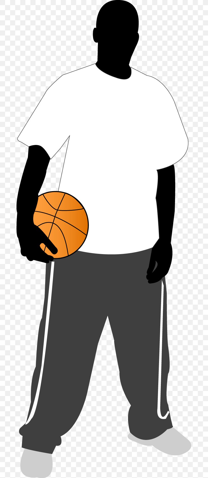 Basketball, PNG, 689x1883px, Basketball, Ball, Black And White, Cartoon, Designer Download Free