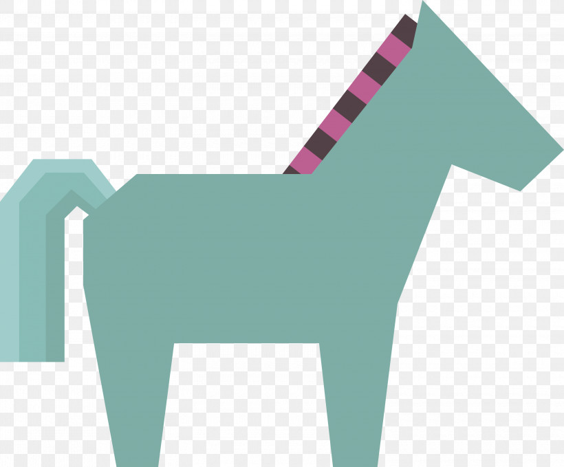 Horse Green Dog Teal Meter, PNG, 3000x2485px, Cartoon Horse, Dog, Green, Horse, Line Download Free