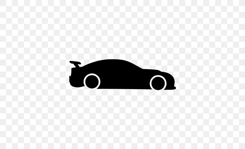 Sports Car Formula 1 Auto Racing Silhouette Racing Car, PNG, 500x500px, Car, Auto Racing, Black, Black And White, Ford Motor Company Download Free