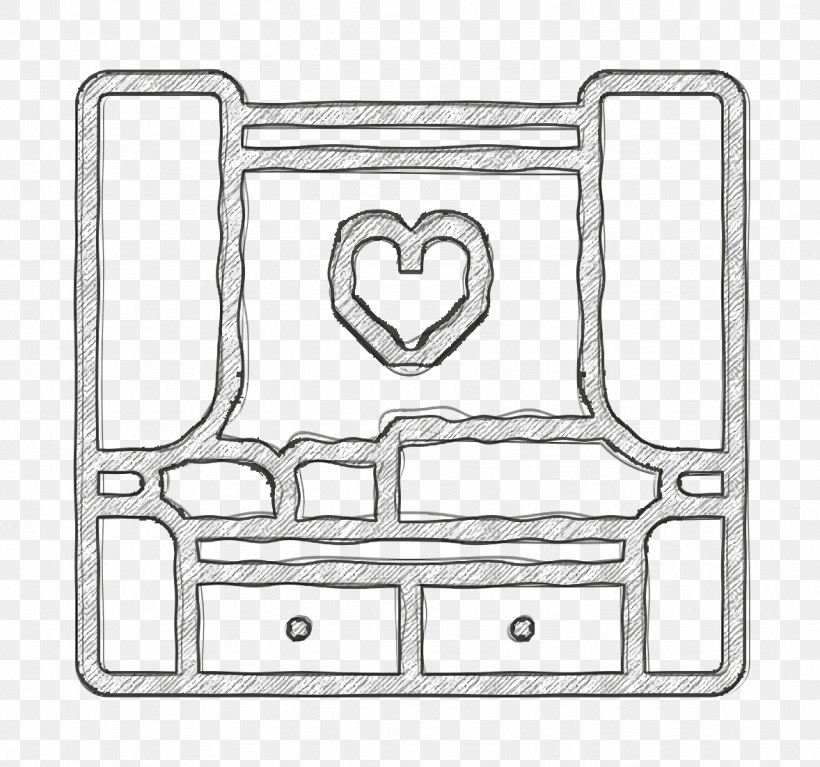 Wedding Icon Bedroom Icon, PNG, 1178x1102px, Wedding Icon, Bedroom Icon, Drawing, Line Art, Rectangle Download Free