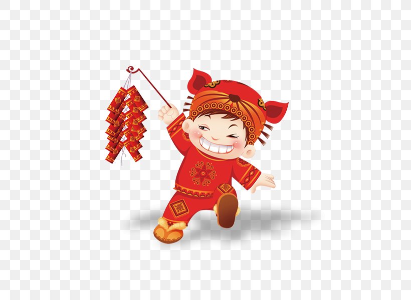 China Firecracker Chinese New Year Oudejaarsdag Van De Maankalender Graphics Tablet, PNG, 600x600px, China, Art, Bainian, Child, Chinese New Year Download Free