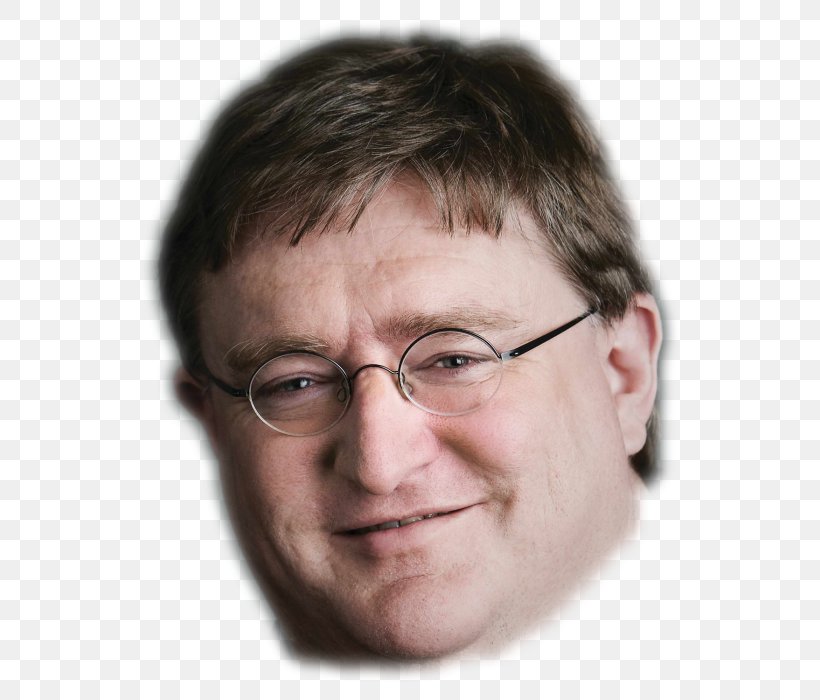 Gabe Newell Half-Life 2: Episode Three T-shirt Valve Corporation, PNG, 700x700px, Gabe Newell, Cheek, Chin, Computer, Digital Distribution Download Free