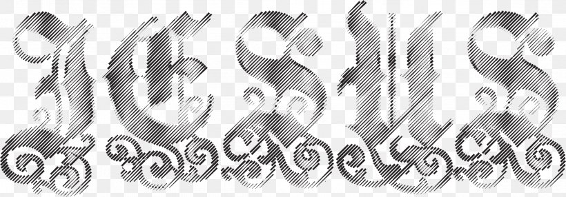 Monochrome Clip Art, PNG, 2322x812px, Monochrome, Black And White, Calligraphy, Crucifix, Jesus Download Free