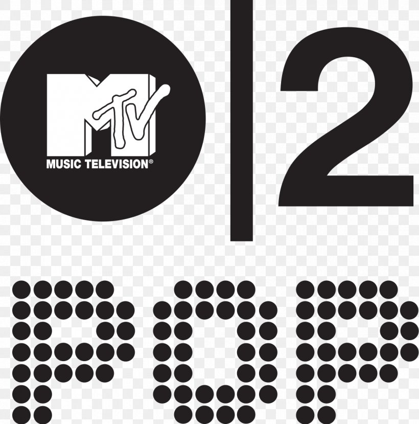 MTV2 Pop Television Channel Logo, PNG, 1200x1214px, Television Channel, Black, Black And White, Brand, Logo Download Free