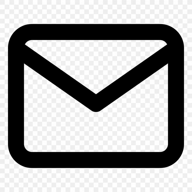 Email Message Symbol Clip Art, PNG, 2000x2000px, Email, Area, Black, Black And White, Icon Design Download Free