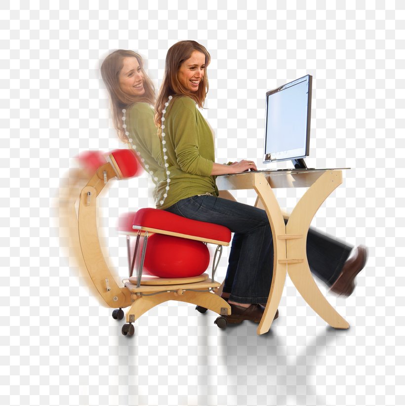 Office Desk Chairs Table Ball Chair Sitting Png 680x822px