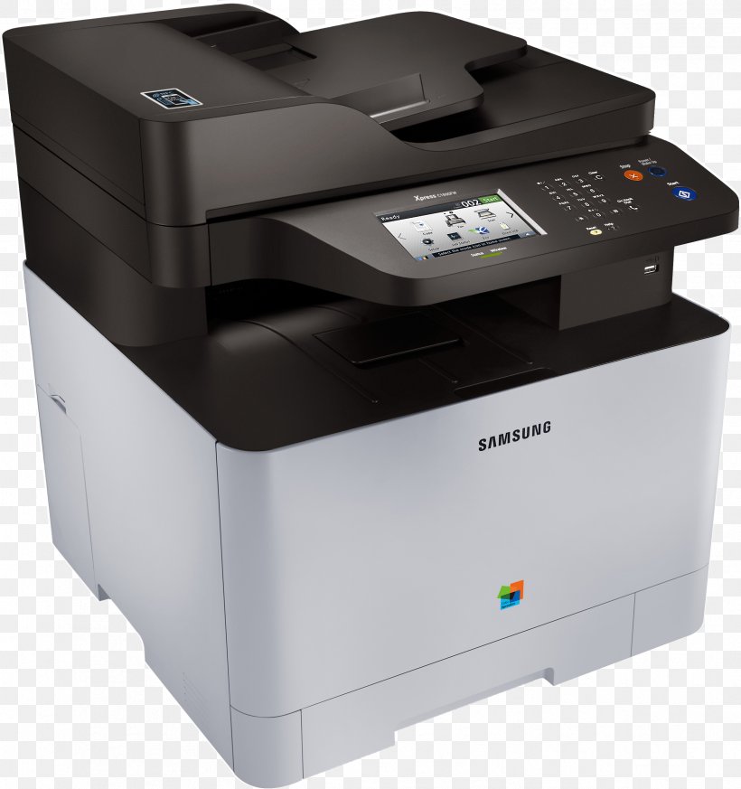 Samsung Xpress C1860 Hewlett-Packard HP Inc. Samsung Xpress SL-C1860FW Printing Multi-function Printer, PNG, 2398x2554px, Hewlettpackard, Color Printing, Copy, Electronic Device, Image Scanner Download Free