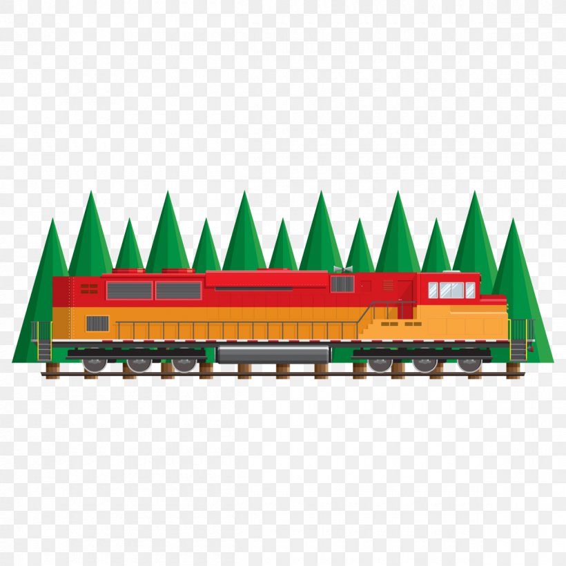 Train Euclidean Vector Road, PNG, 1200x1200px, Train, Element, Grass, Gratis, Green Download Free