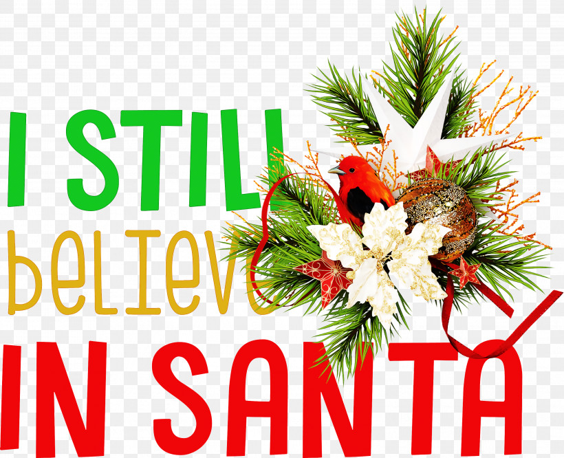Believe In Santa Santa Christmas, PNG, 2999x2437px, Believe In Santa, Christmas, Christmas Day, Christmas Ornament, Christmas Ornament M Download Free