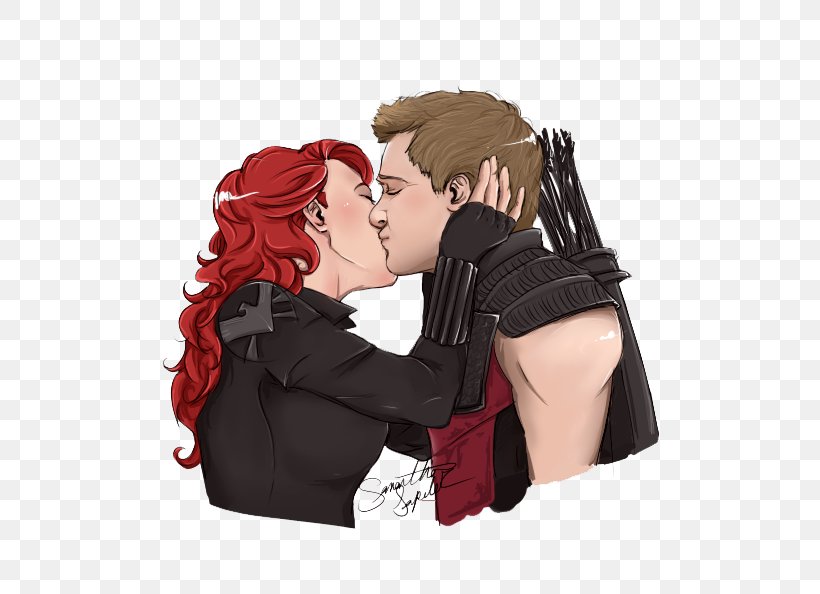 Clint Barton Black Widow Marvel Avengers Assemble Iron Man Thor, PNG, 498x594px, Watercolor, Cartoon, Flower, Frame, Heart Download Free