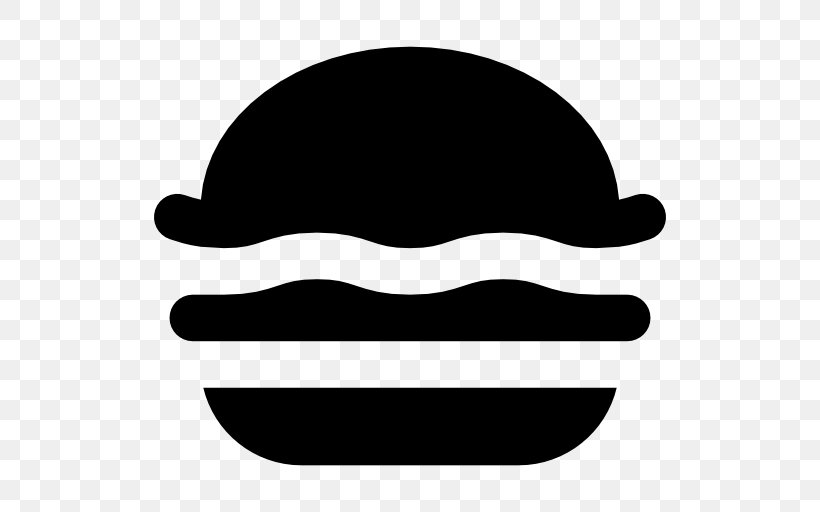Hamburger Button Junk Food Fast Food, PNG, 512x512px, Hamburger, Black And White, Fast Food, Fast Food Restaurant, Food Download Free
