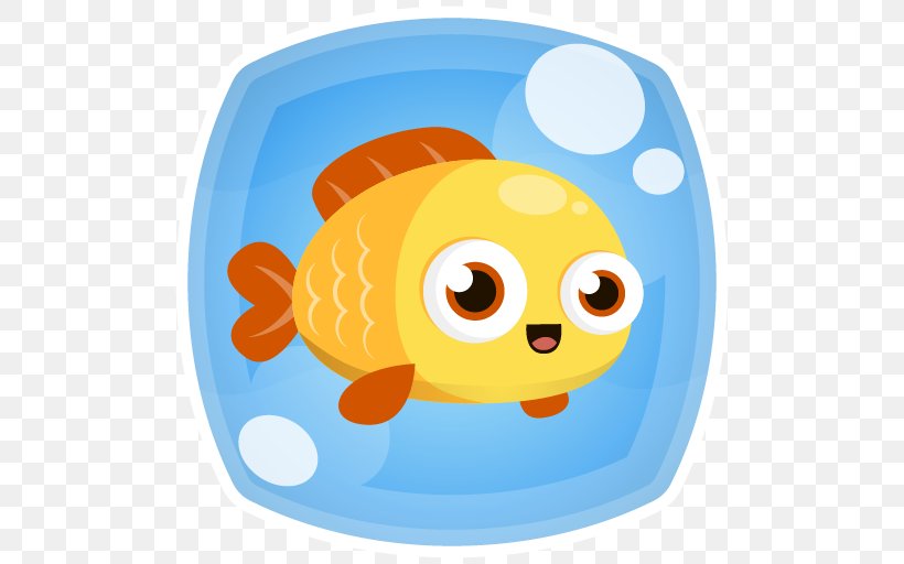 Fish .cf Animated Cartoon Font, PNG, 512x512px, Fish, Animated Cartoon, Orange, Yellow Download Free