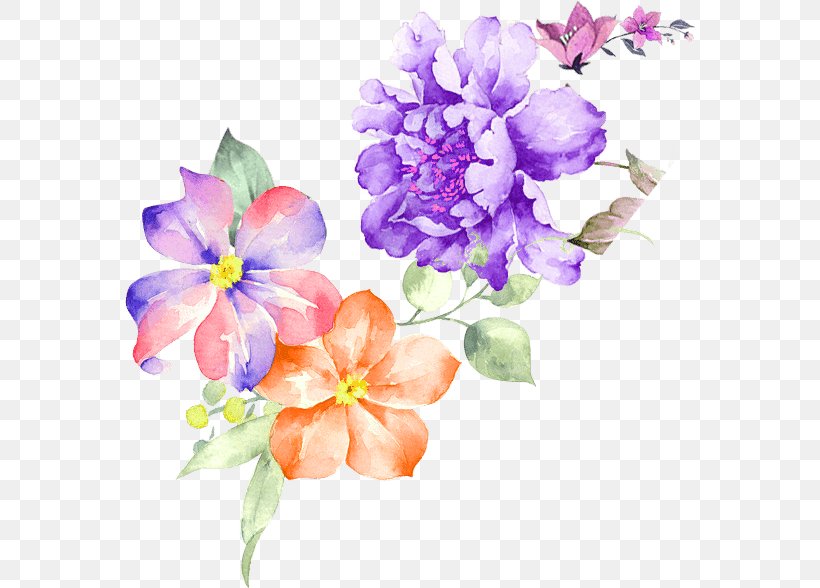 Floral Design Watercolor Painting Illustration, PNG, 570x588px, Floral Design, Behance, Blossom, Cut Flowers, Drawing Download Free
