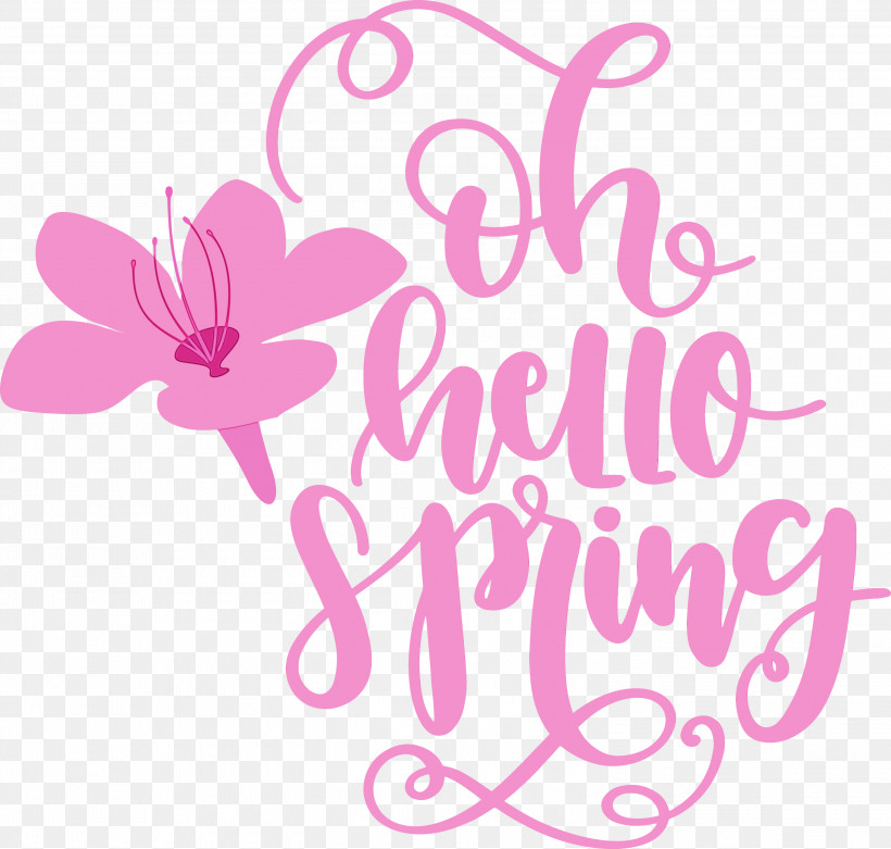 Hello Kitty, PNG, 3000x2860px, Hello Spring, Calligraphy, Hello Kitty, Logo, Paint Download Free