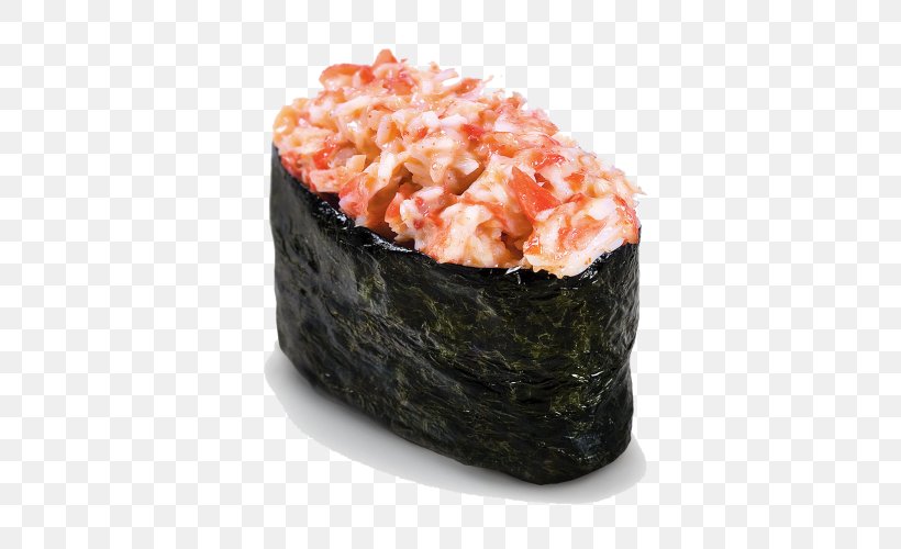 Sushi Crab Makizushi Smoked Salmon Japanese Cuisine, PNG, 500x500px, Sushi, Animal Source Foods, Asian Food, Atlantic Salmon, California Roll Download Free