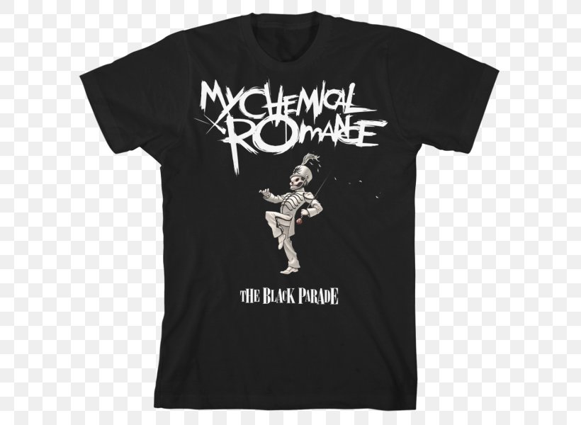 T-shirt The Black Parade World Tour My Chemical Romance Welcome To The Black Parade, PNG, 600x600px, Tshirt, Black, Black Parade, Black Parade World Tour, Black Paradeliving With Ghosts Download Free