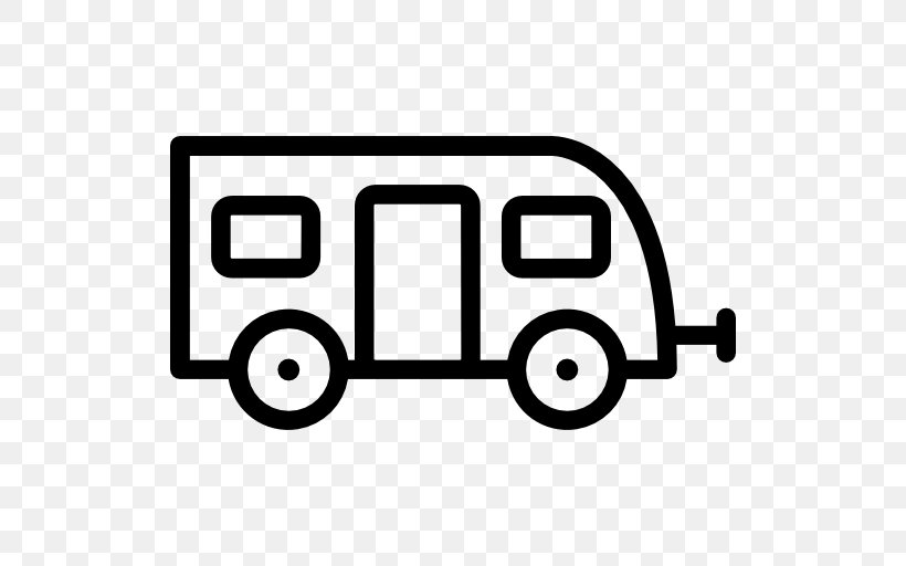 Caravan Vehicle Campervans, PNG, 512x512px, Car, Area, Black And White, Brand, Campervan Download Free