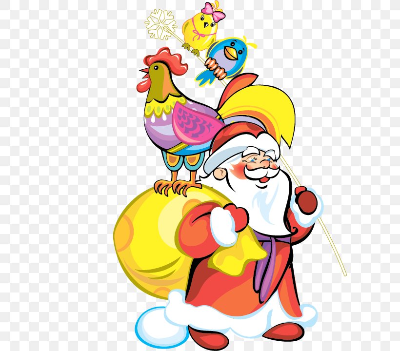 Ded Moroz Santa Claus Christmas New Year Clip Art, PNG, 602x720px, Ded Moroz, Area, Art, Artwork, Beak Download Free