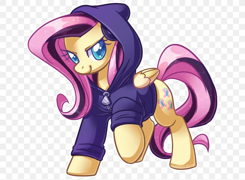 Fluttershy Horse Clip Art Hoodie Illustration, PNG, 659x602px, Watercolor, Cartoon, Flower, Frame, Heart Download Free