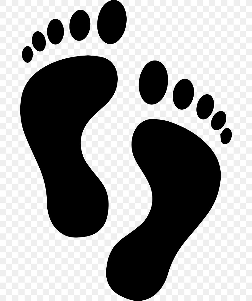 Footprint Clip Art, PNG, 690x980px, Footprint, Artwork, Black, Black And White, Foot Download Free