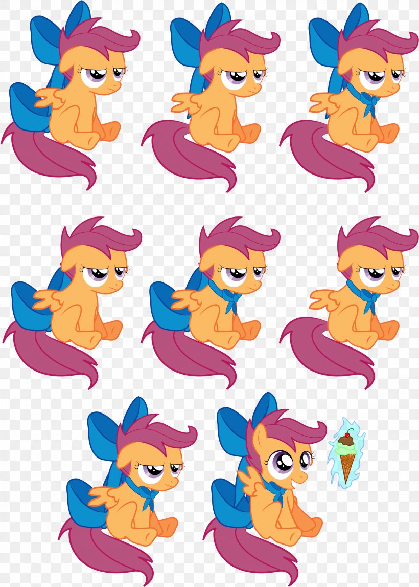 Scootaloo Apple Bloom Rainbow Dash Pony Fluttershy, PNG, 2206x3087px, Scootaloo, Animal Figure, Animated Series, Apple Bloom, Art Download Free