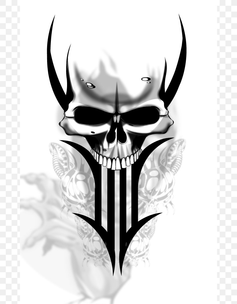 Tattoo Human Skull Symbolism Flash, PNG, 682x1050px, Tattoo, Art, Black And White, Body Art, Bone Download Free
