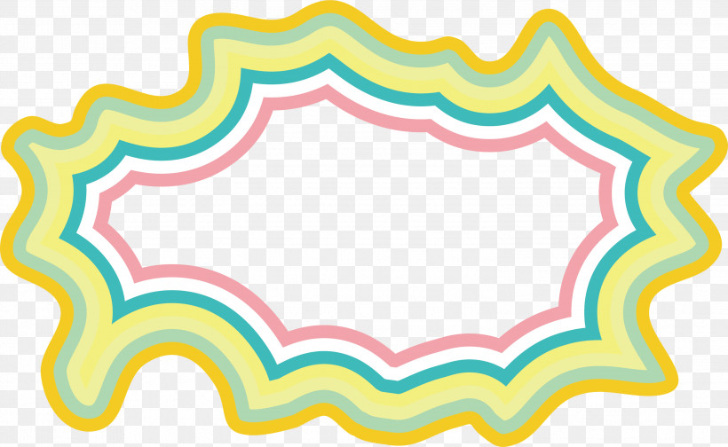Angle Line Point Yellow Pattern, PNG, 2999x1844px, Cartoon Photo Frame, Angle, Area, Cartoon Picture Frame, Line Download Free