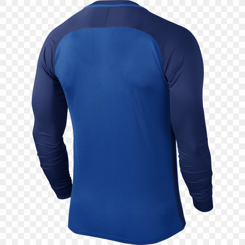 Long-sleeved T-shirt Jersey Long-sleeved T-shirt Clothing, PNG, 2000x2000px, Tshirt, Active Shirt, Blue, Clothing, Cobalt Blue Download Free