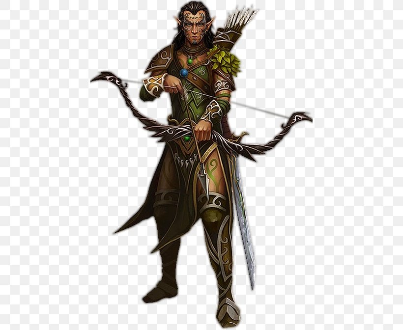 Dungeons & Dragons Pathfinder Roleplaying Game Wood Elves Elf Ranger, PNG, 453x672px, Dungeons Dragons, Armour, Character Class, Cold Weapon, Costume Download Free