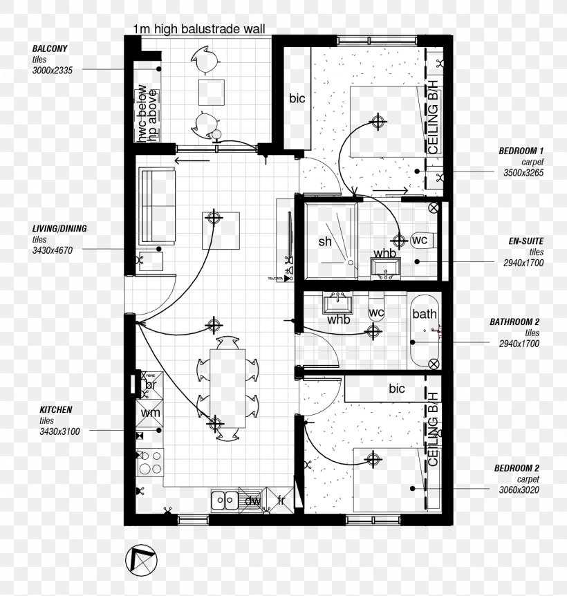 Floor Plan Bedroom Apartment, PNG, 1445x1520px, Floor Plan, Apartment, Area, Artwork, Bathroom Download Free