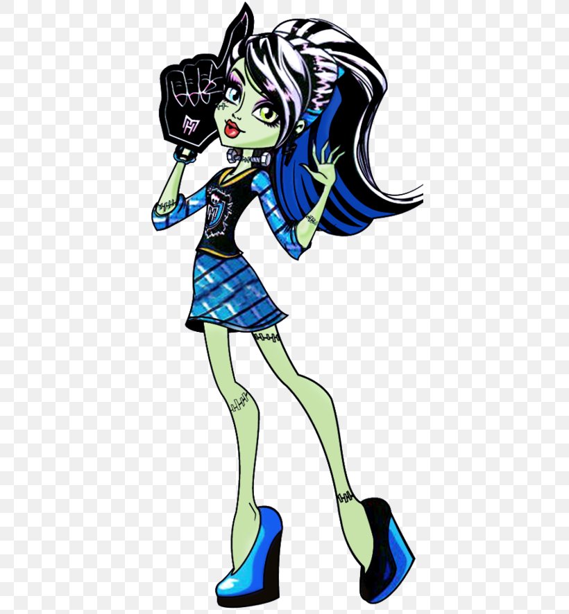 Monster High: Ghoul Spirit Frankie Stein Frankenstein, PNG, 400x886px, Ghoul, Art, Artwork, Clothing, Doll Download Free