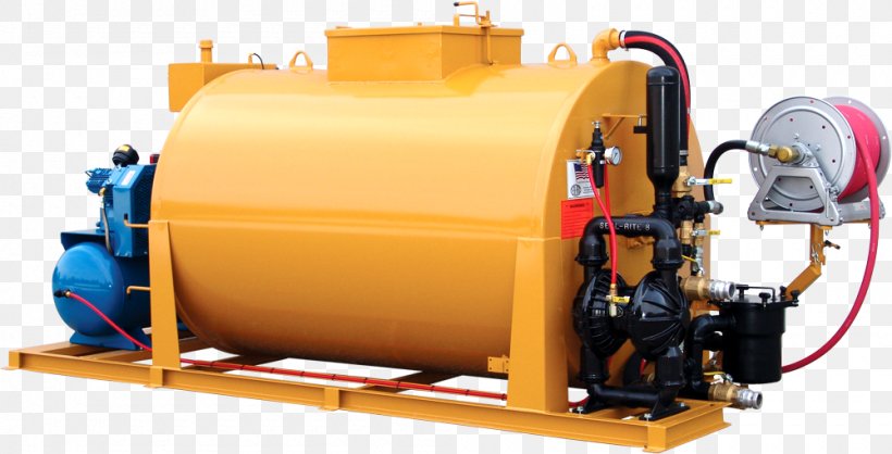 Sealcoat Asphalt Industry Compressor, PNG, 1000x510px, Sealcoat, Asphalt, Compressor, Cylinder, Electric Generator Download Free