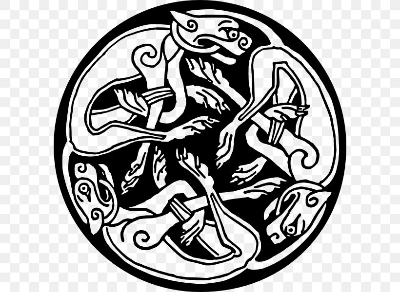 Celtic Hounds Irish Setter Book Of Kells Celts Clip Art, PNG, 600x600px, Celtic Hounds, Animal, Art, Artwork, Black And White Download Free