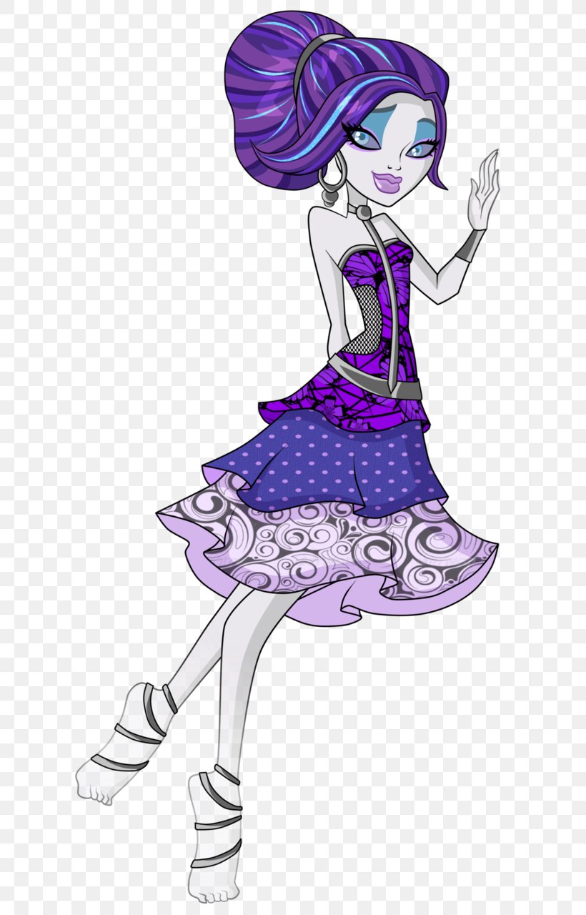 Frankie Stein Spectra Vondergeist Monster High Doll Toy, PNG, 624x1280px, Watercolor, Cartoon, Flower, Frame, Heart Download Free