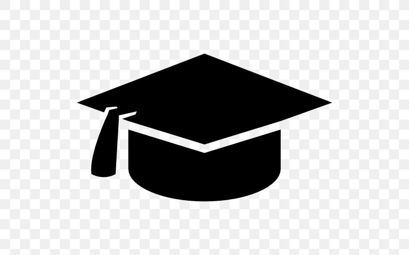 Square Academic Cap Graduation Ceremony Student Cap Clip Art, PNG, 512x512px, Square Academic Cap, Academic Degree, Academic Dress, Black, Black And White Download Free