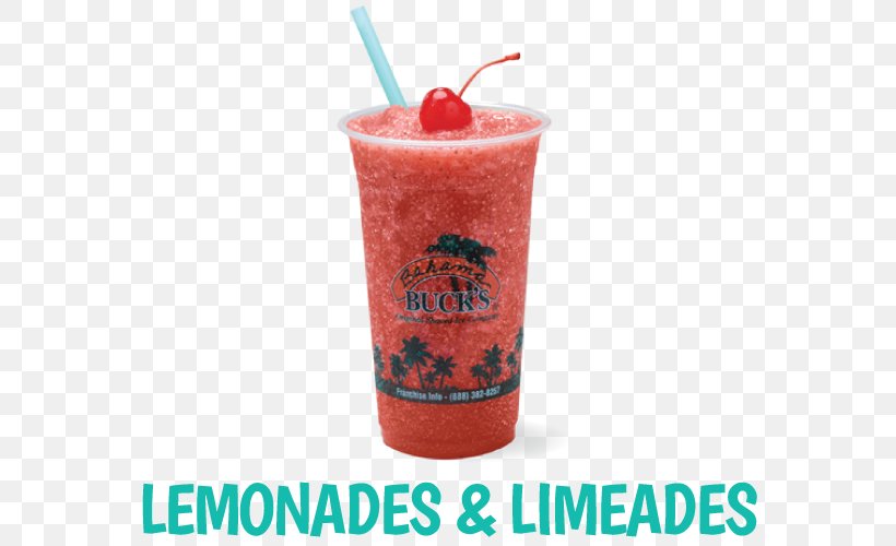 Strawberry Juice Lemonade Smoothie Slush Limeade, PNG, 586x500px, Strawberry Juice, Batida, Drink, Flavor, Frozen Dessert Download Free