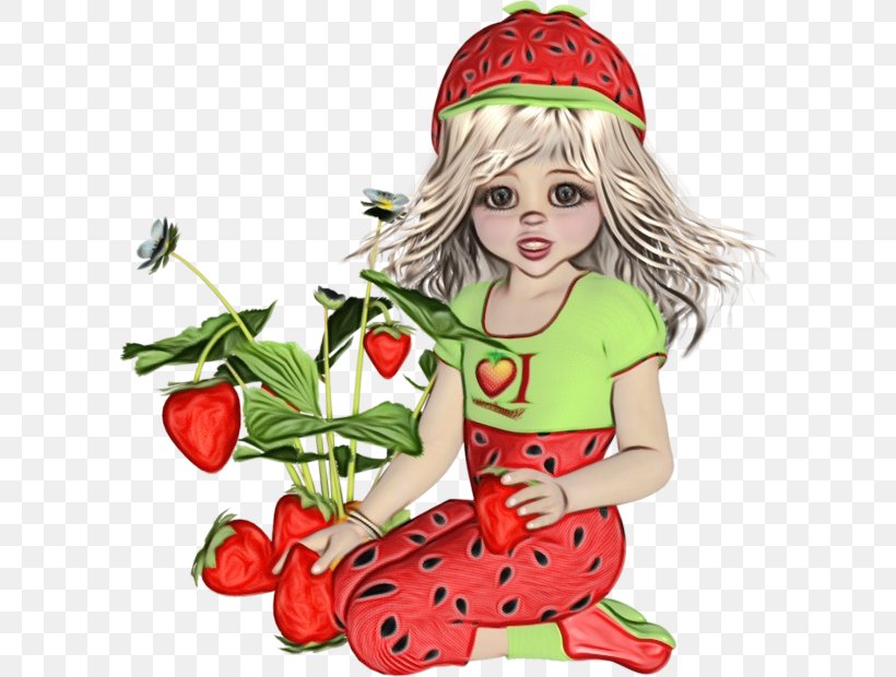 Strawberry, PNG, 600x620px, Watercolor, Cartoon, Fruit, Paint, Plant Download Free