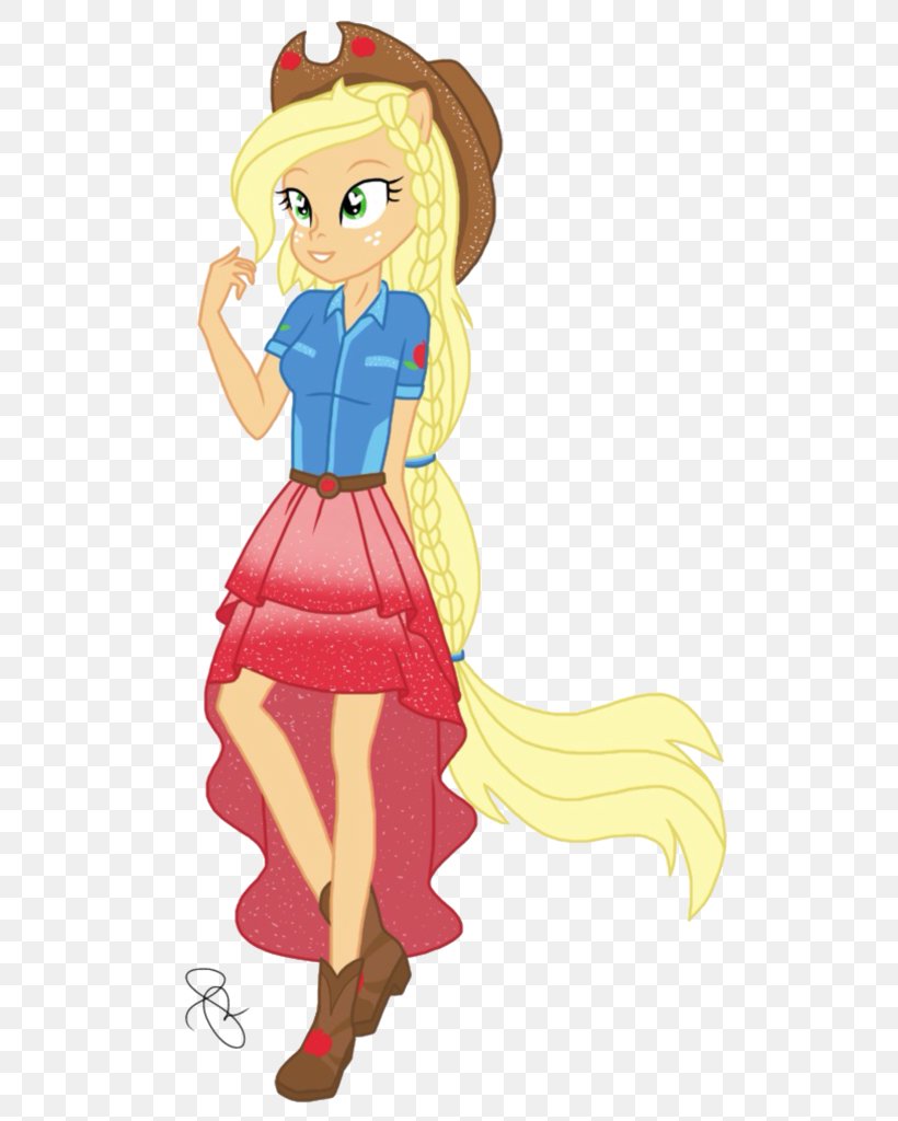 Applejack My Little Pony: Equestria Girls Pinkie Pie, PNG, 536x1024px, Watercolor, Cartoon, Flower, Frame, Heart Download Free