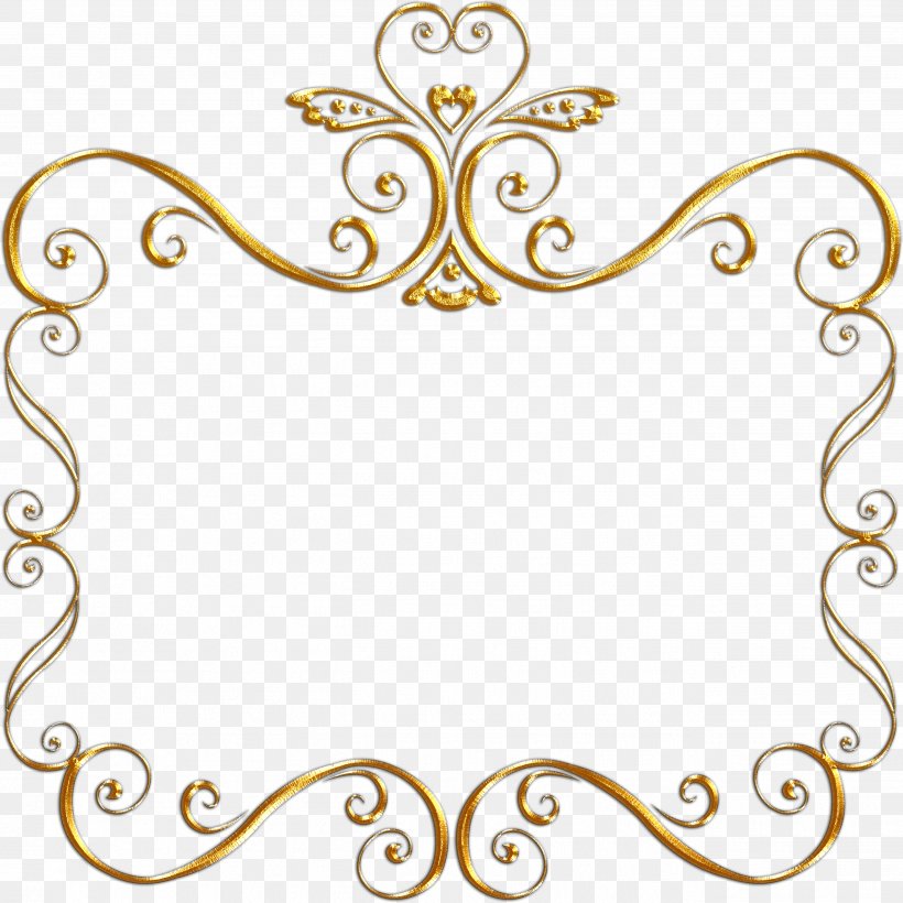 Picture Frames Black And White Gold Clip Art, PNG, 2633x2634px, Picture Frames, Area, Art, Black And White, Body Jewelry Download Free
