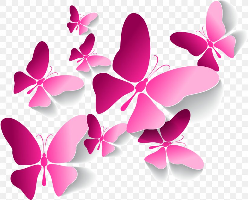 Butterfly Pink Shoelace Knot, PNG, 982x795px, Butterfly, Floral Design, Flower, Heart, Ifwe Download Free