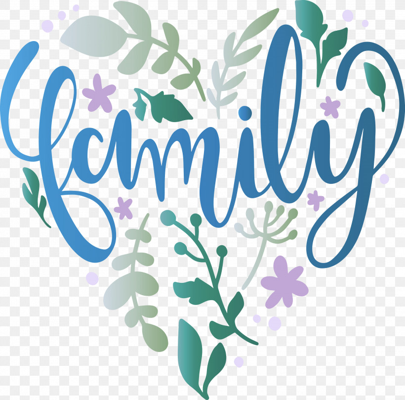 Family Day Heart Flower, PNG, 3000x2960px, Family Day, Calligraphy, Flower, Heart, Leaf Download Free