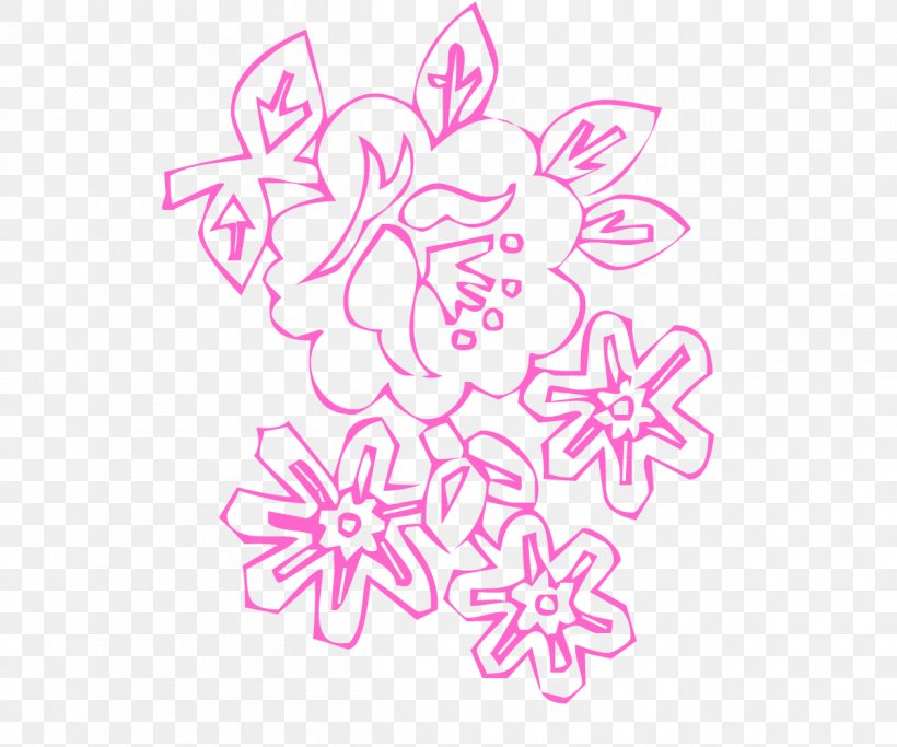 Pink Flower Transparent Image., PNG, 1200x1000px, Petal, Art, Floral Design, Flower, Flowering Plant Download Free
