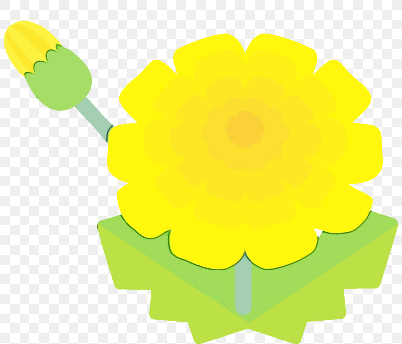 Sunflower, PNG, 804x702px, Dandelion, Leaf, Line, Mtree, Paint Download Free