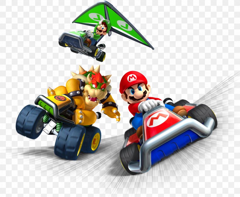 Mario Kart 7 Super Mario 3D Land Super Mario Bros. Donkey Kong Mario Kart Wii, PNG, 3080x2524px, Mario Kart 7, Automotive Design, Bowser, Car, Donkey Kong Download Free