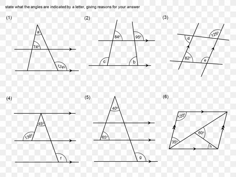 Parallel Line Angle Transversal Mathematics, PNG, 1500x1125px, Parallel, Algebra, Area, Black And White, Complementary Angles Download Free