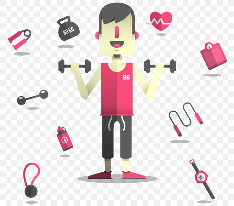 Physical Fitness Personal Trainer Fitness Centre Weight Training, PNG, 778x721px, Physical Fitness, Bodybuilding, Cartoon, Communication, Designer Download Free