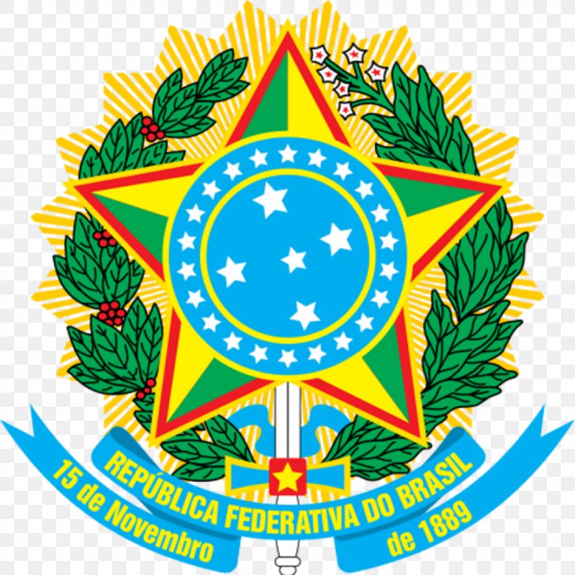 Coat Of Arms Of Brazil Brazilian Heraldry National Emblem, PNG, 1024x1024px, Brazil, Area, Artwork, Brazilian Heraldry, Coat Of Arms Download Free